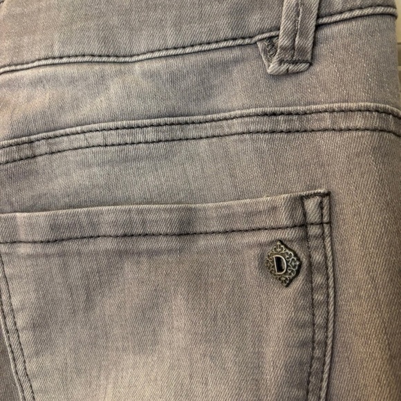 Democracy Ab-solution Mid Rise Stretch Skinny Jean Gray Womens Sz. 6 - Picture 4 of 8